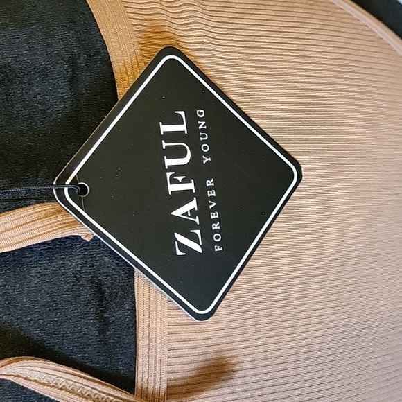 Bikini Ribbed Brown-Zaful NWT - Picture 9 of 12